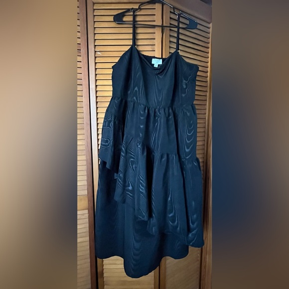 Kate Spade Black Layered Midi Dress - Picture 6 of 6